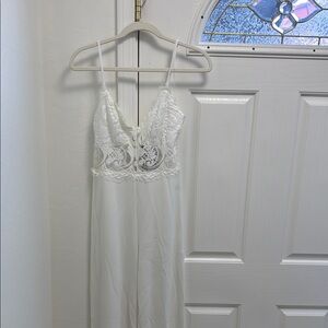 Fashion Nova White Lace jumpsuit